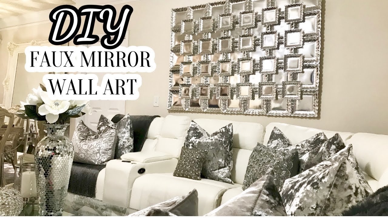 Wall Pictures for Home Decor Beautiful Diy Faux Mirror Wall Art