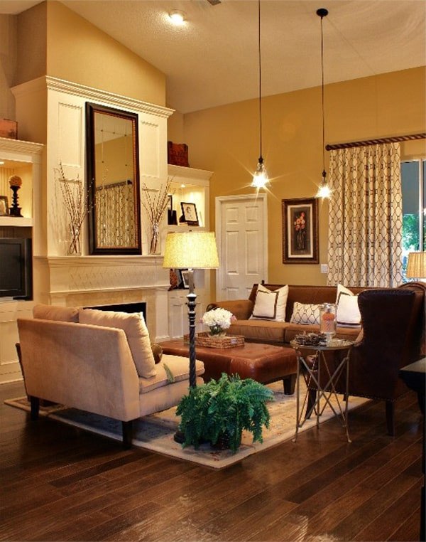 43 Cozy and warm color schemes for your living room