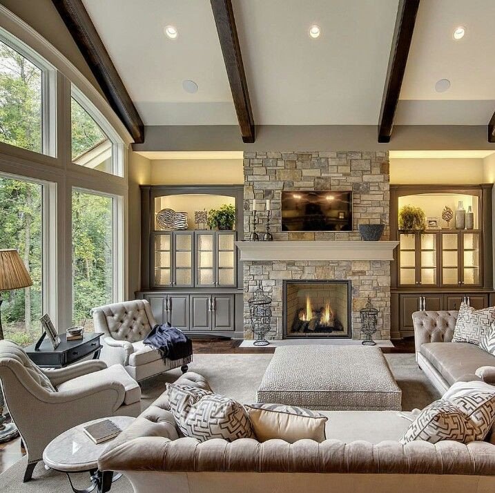 Warm Comfortable Living Room Elegant Warm fortable and Inviting Neutral Living Room by Susan Hoffman