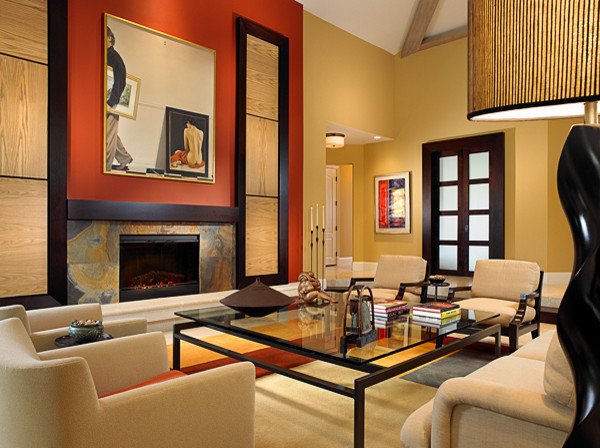 Warm Comfortable Living Room Luxury A Warm fortable Feel with An asian Influence asian oriental Living Room Ideas Cbrn