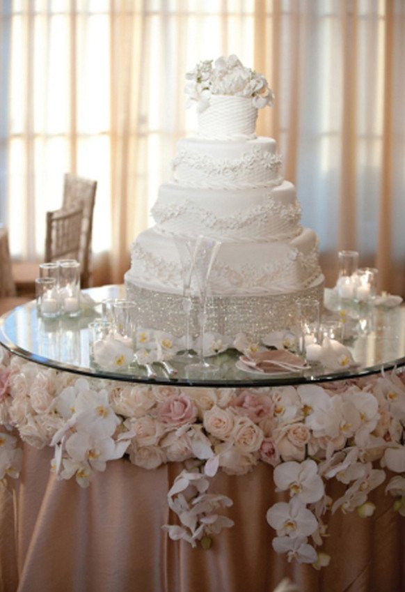 Wedding Cake Table Decor Ideas New Stylish Wedding Cake Table Decorations