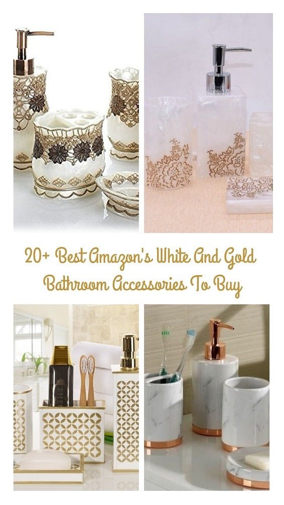 White and Gold Bathroom Decor Awesome 20 Best Amazon S White and Gold Bathroom Accessories to Buy