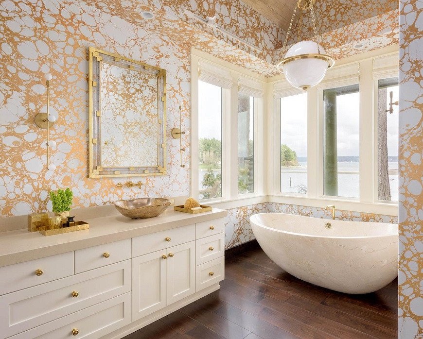 White and Gold Bathroom Decor New How to Get A Gold and White Luxury Bathroom Interior Design