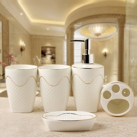 White and Gold Bathroom Decor Unique 20 Best Amazon S White and Gold Bathroom Accessories to Buy