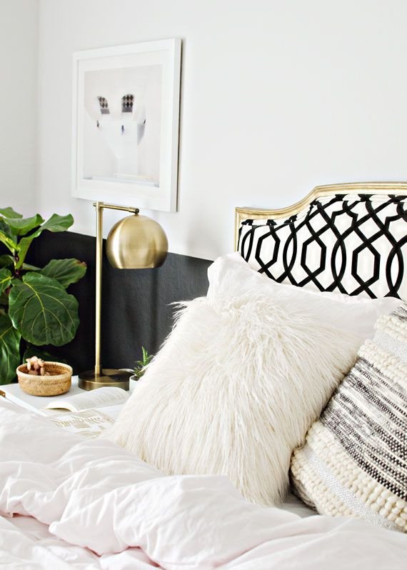 White and Gold Bedroom Decor Elegant White Hot Design