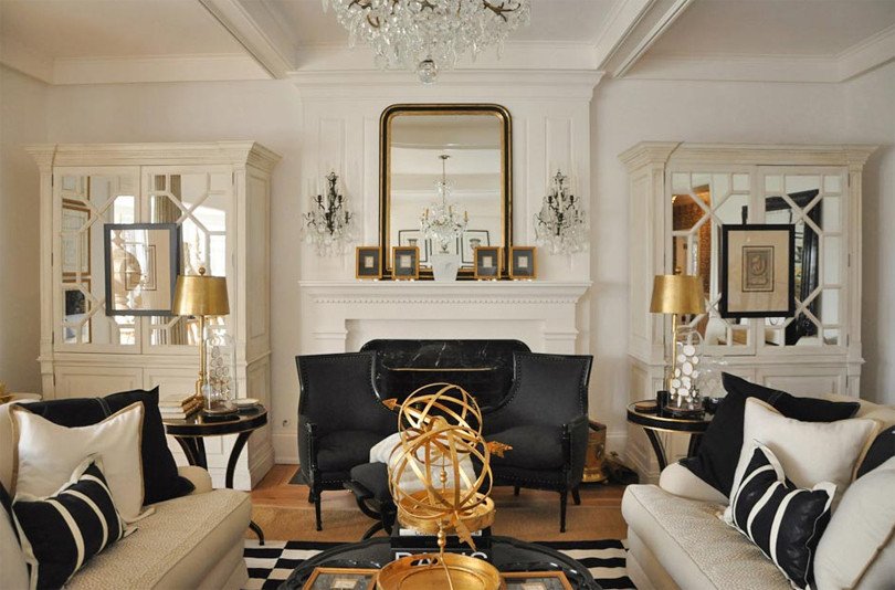 White and Gold Home Decor Luxury Go for Gold
