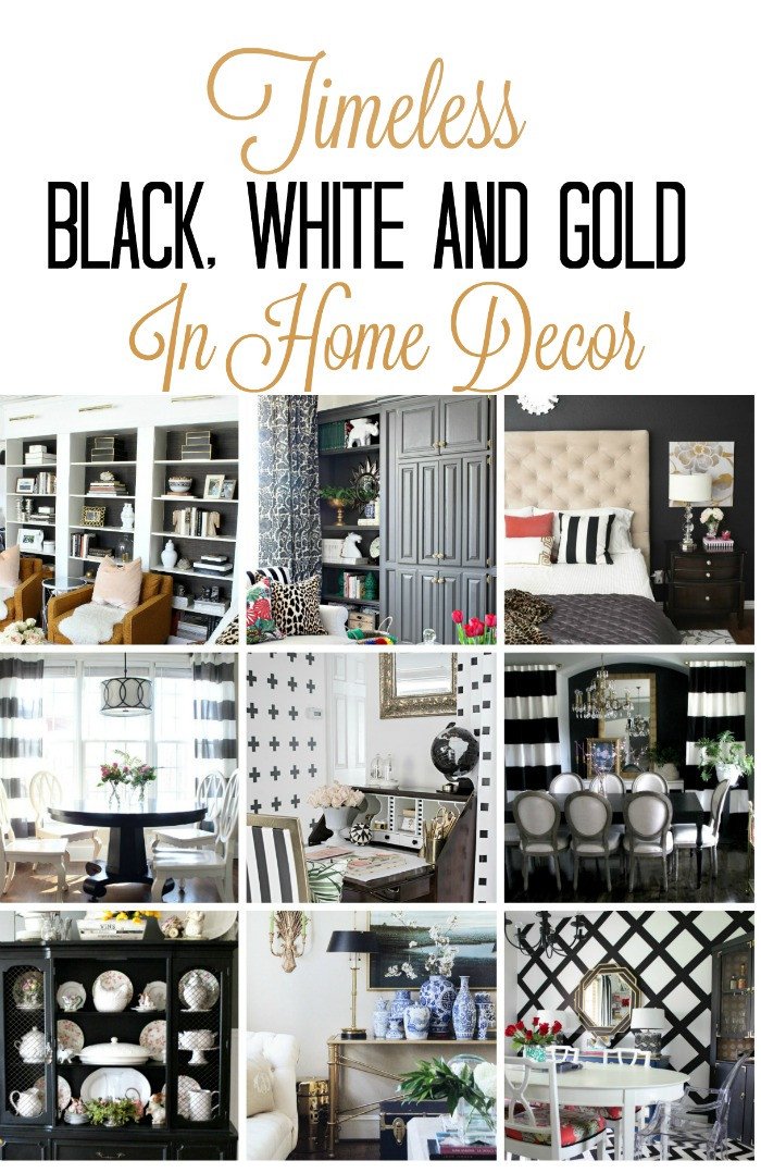 White and Gold Home Decor Unique Timeless Black White and Gold In Home Decor Remodelando La Casa