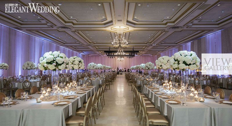 White and Gold Wedding Decor Awesome Classic Wedding with White &amp; Gold Decor