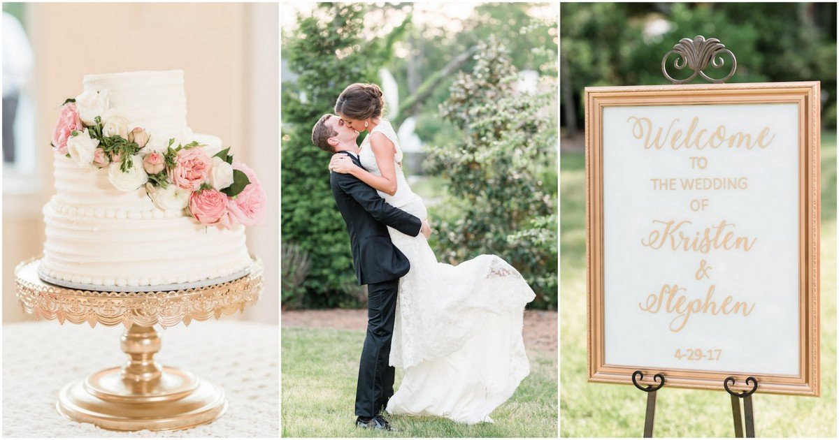 White and Gold Wedding Decor Fresh Elegant White and Gold Wedding with Handmade Reception Details