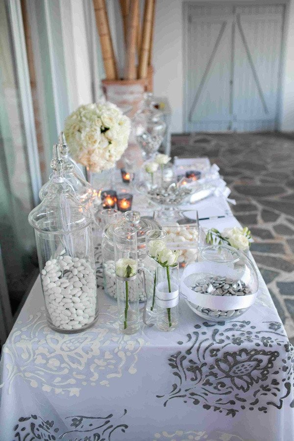 White and Silver Wedding Decor Luxury White and Silver Wedding Decoration