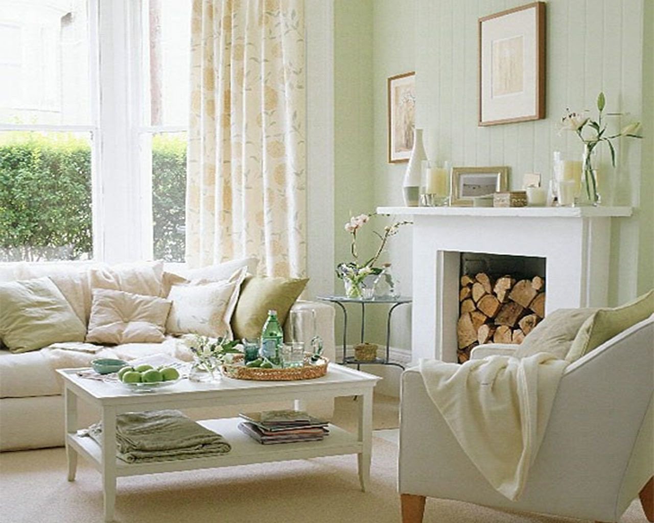 White Paint Guide for Living Room Decorating Elegant Creamy White Living Room with Accents Of Very Light Green and Blue