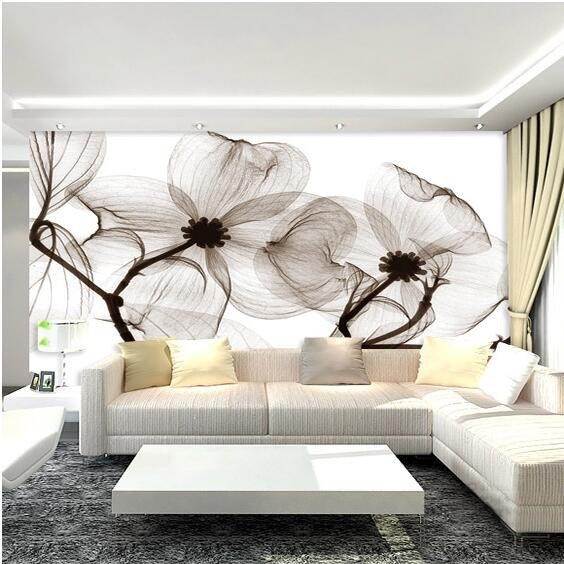 White Wall Decor for Bedroom Fresh Black White Flower 3d Abstract Mural Wallcoverings Wallpapers Murals Wall Paper Roll