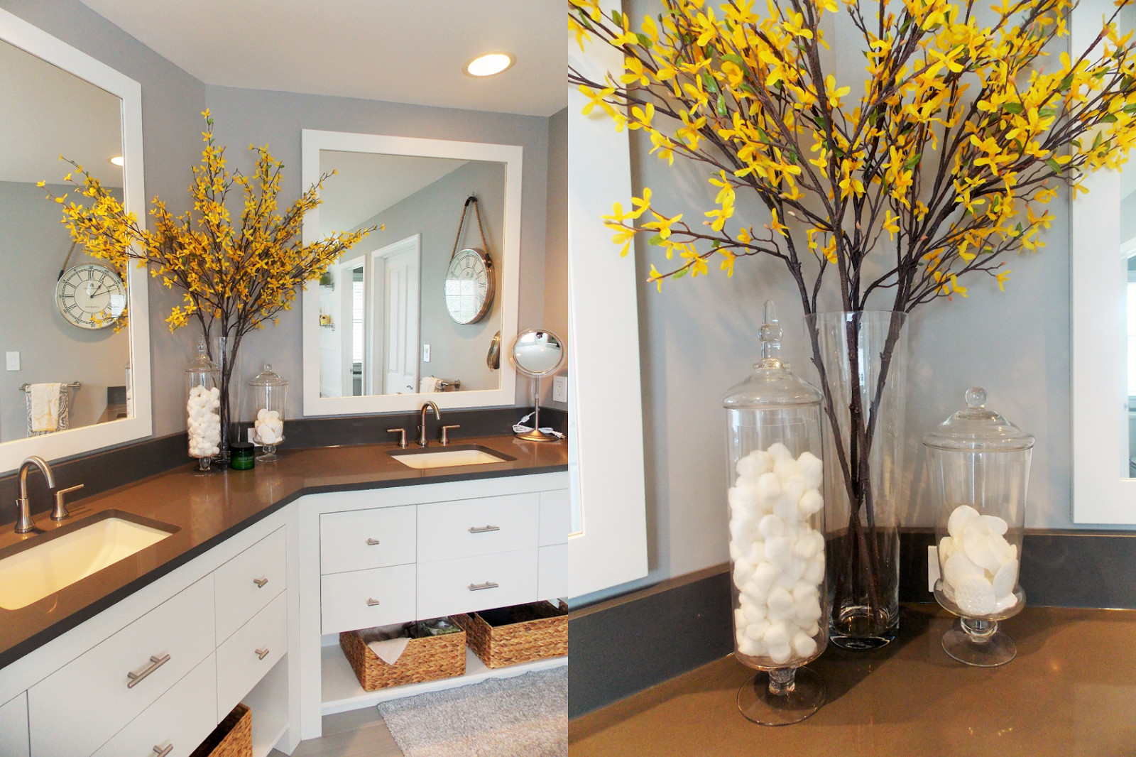 Yellow and Gray Bathroom Decor Beautiful Jessica Stout Design Yellow Gray Modern Master Bath