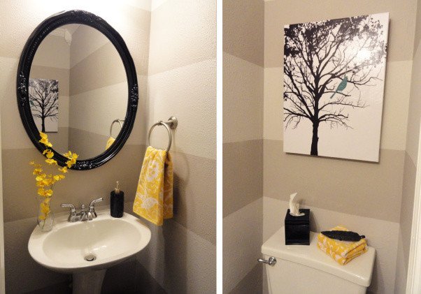 Yellow and Gray Bathroom Decor Beautiful Pondering the Powder Room