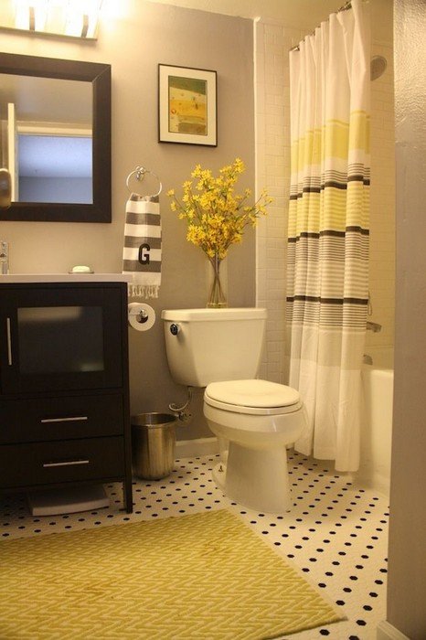 Yellow and Gray Bathroom Decor Best Of 22 Bathrooms with Yellow Accents Messagenote