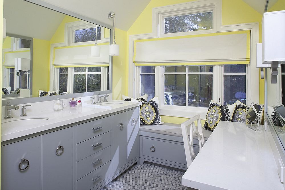 Yellow and Gray Bathroom Decor Best Of Trendy and Refreshing Gray and Yellow Bathrooms that Delight