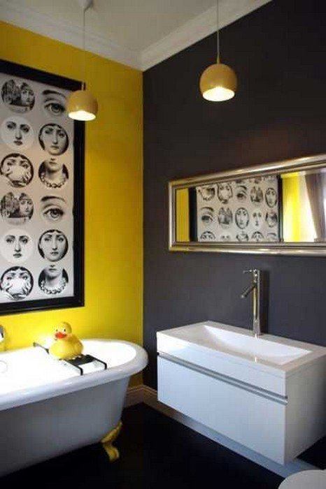 Yellow and Gray Bathroom Decor Unique 22 Bathrooms with Yellow Accents Messagenote