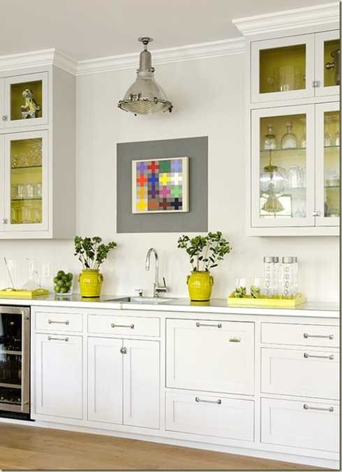 Yellow and Gray Kitchen Decor Beautiful Yellow Color Accents Jazz Up Elegant Dark Gray Kitchen Decorating