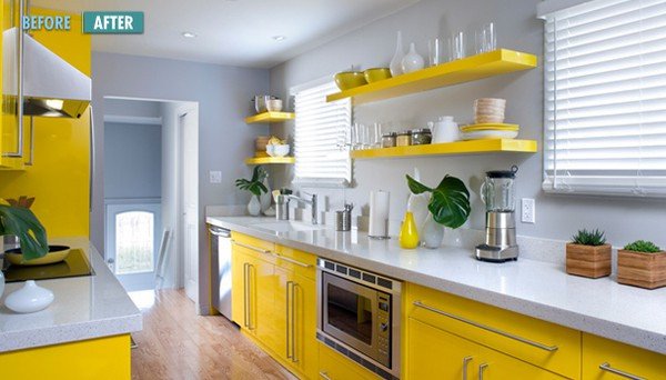 Yellow and Gray Kitchen Decor Lovely Hot Color Bo Yellow &amp; Gray