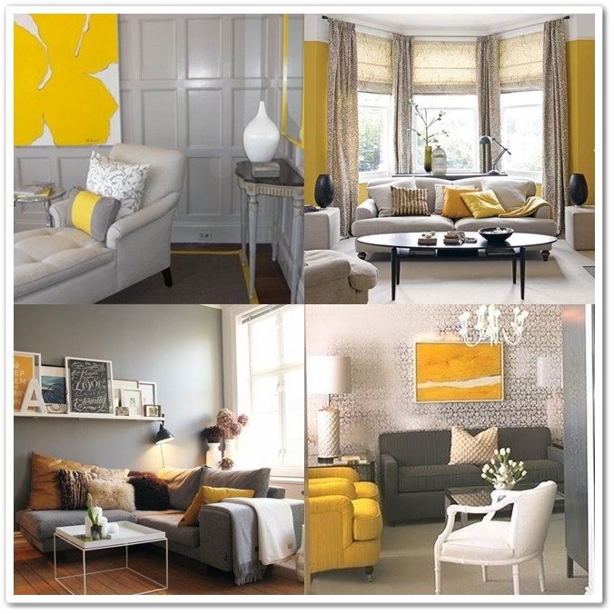 I Heart Home Decor GREY & YELLOW