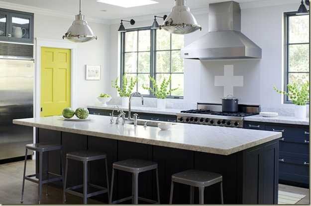 Yellow and Grey Kitchen Decor Elegant Yellow Color Accents Jazz Up Elegant Dark Gray Kitchen Decorating