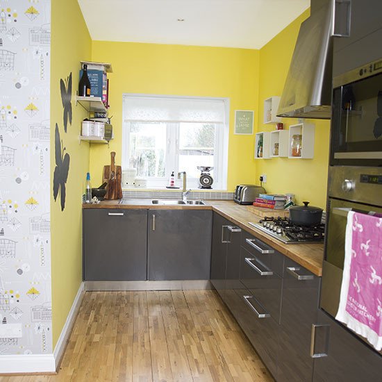 Yellow and Grey Kitchen Decor Unique Yellow and Grey Kitchen Decorating