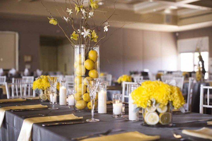Yellow and Grey Wedding Decor Awesome A Fresh Gray and Yellow Wedding A Good Affair event Design A Good Affair