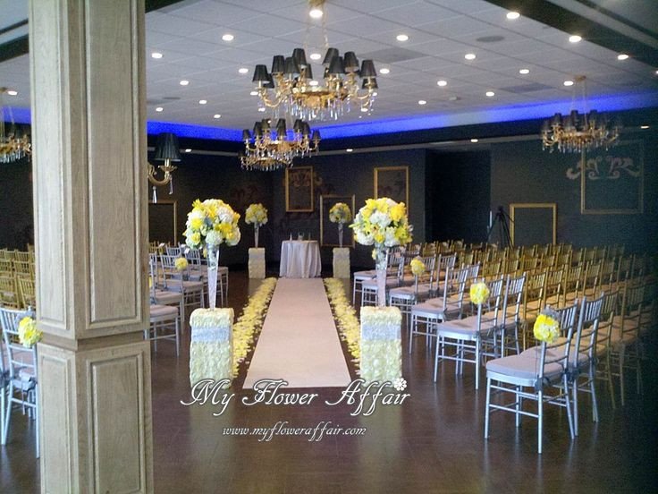 Yellow and Grey Wedding Decor Beautiful 455 Best Ceremony Wedding Decor Images On Pinterest