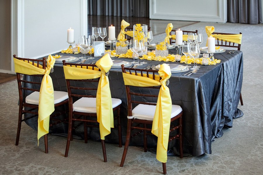 Yellow and Grey Wedding Decor Best Of Modern Yellow &amp; Slate Wedding Inspiration