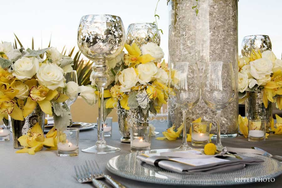 Yellow and Grey Wedding Decor Best Of Platinum touch events Color Crush Yellow Gray