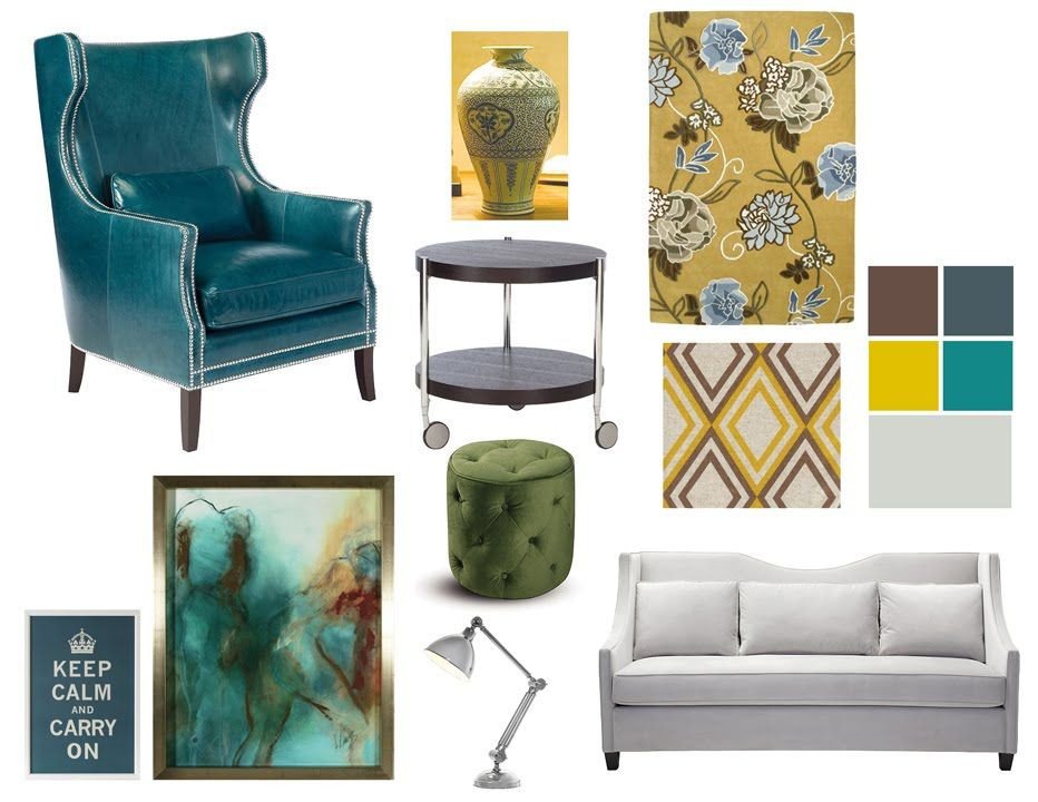 Yellow and Turquoise Home Decor Elegant Teal &amp; Mustard Yellow Color Bo Interior Decorating