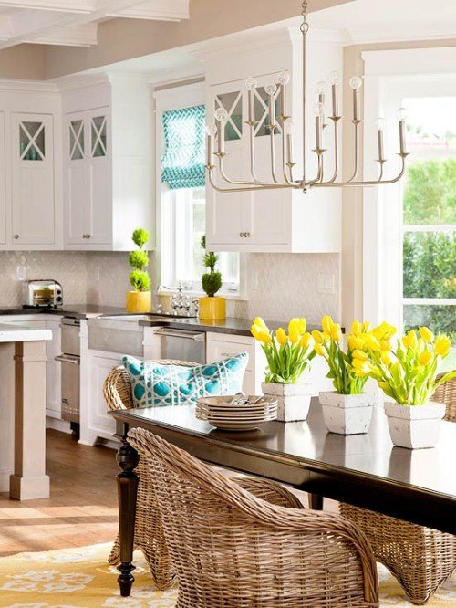 Yellow and Turquoise Home Decor Luxury How My Mind Wanders Yellow Turquoise &amp; White Kitchen &amp; A Barn Style French Door the