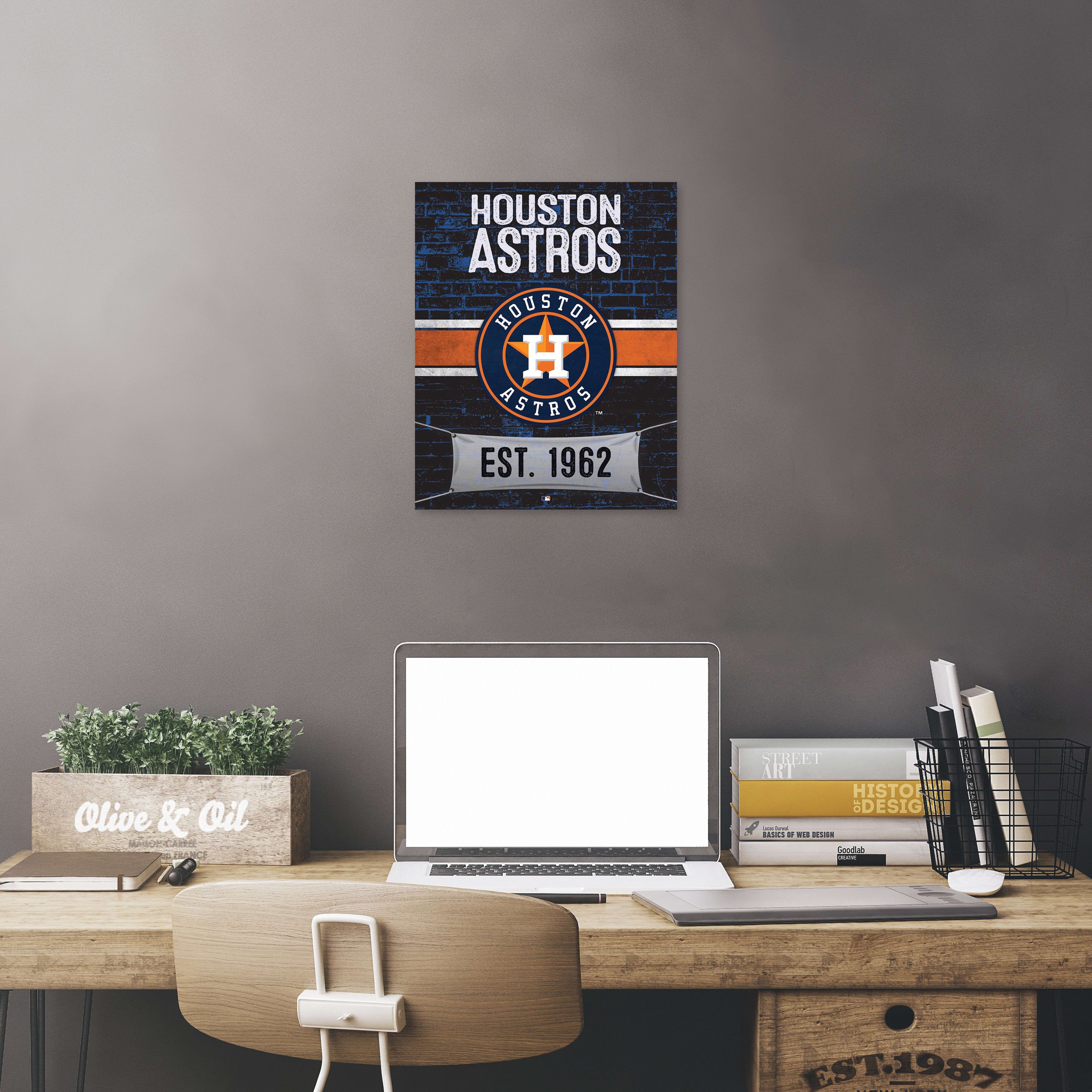 12x12 Bedroom Furniture Layout Inspirational Houston astros Brickyard Design Ficially Licensed Mlb Printed Canvas Art