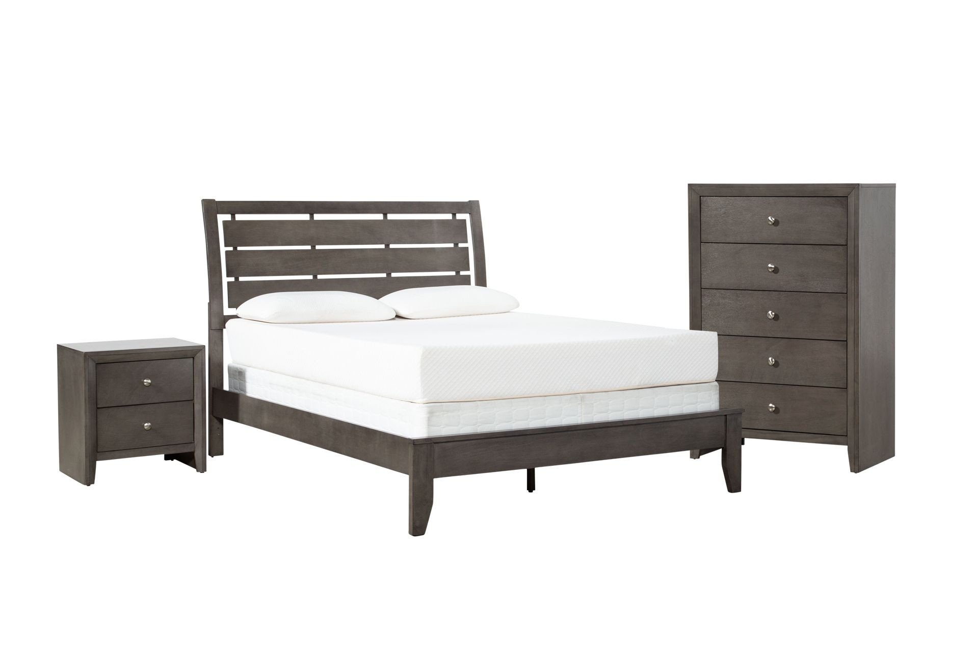 3 Piece Bedroom Furniture Set Fresh Chad Grey Cal King 3 Piece Bedroom Set