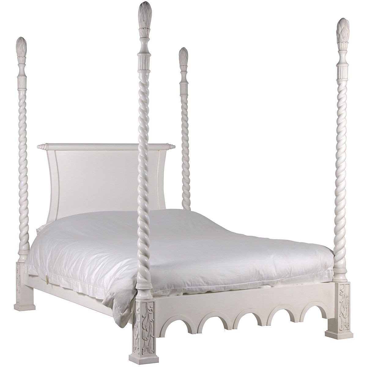 4 Poster Bedroom Set Elegant Provencal White 4 Poster Bed French Beds