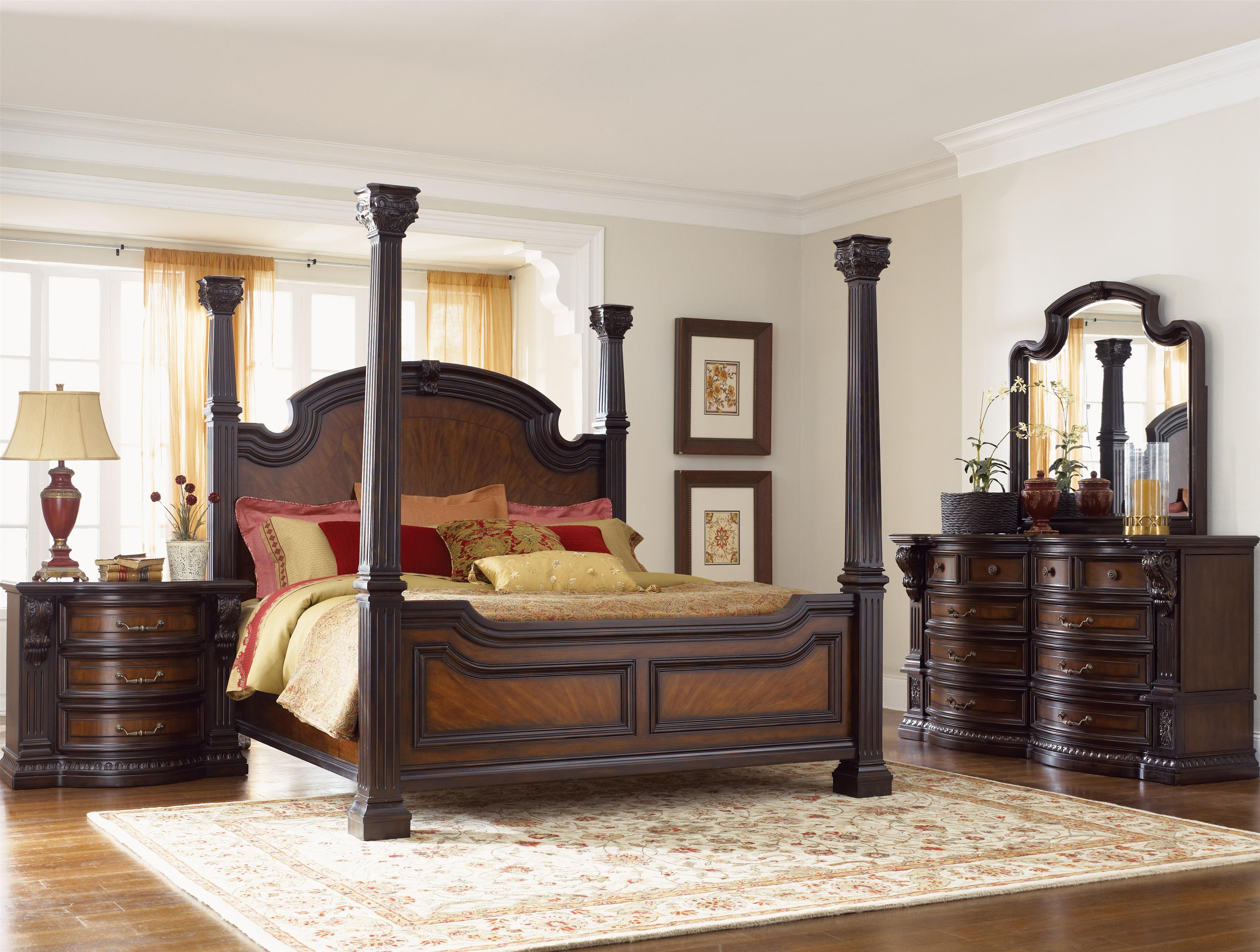 7 Piece Bedroom Set King Elegant Grand Estates 02 by Fairmont Designs Royal Furniture