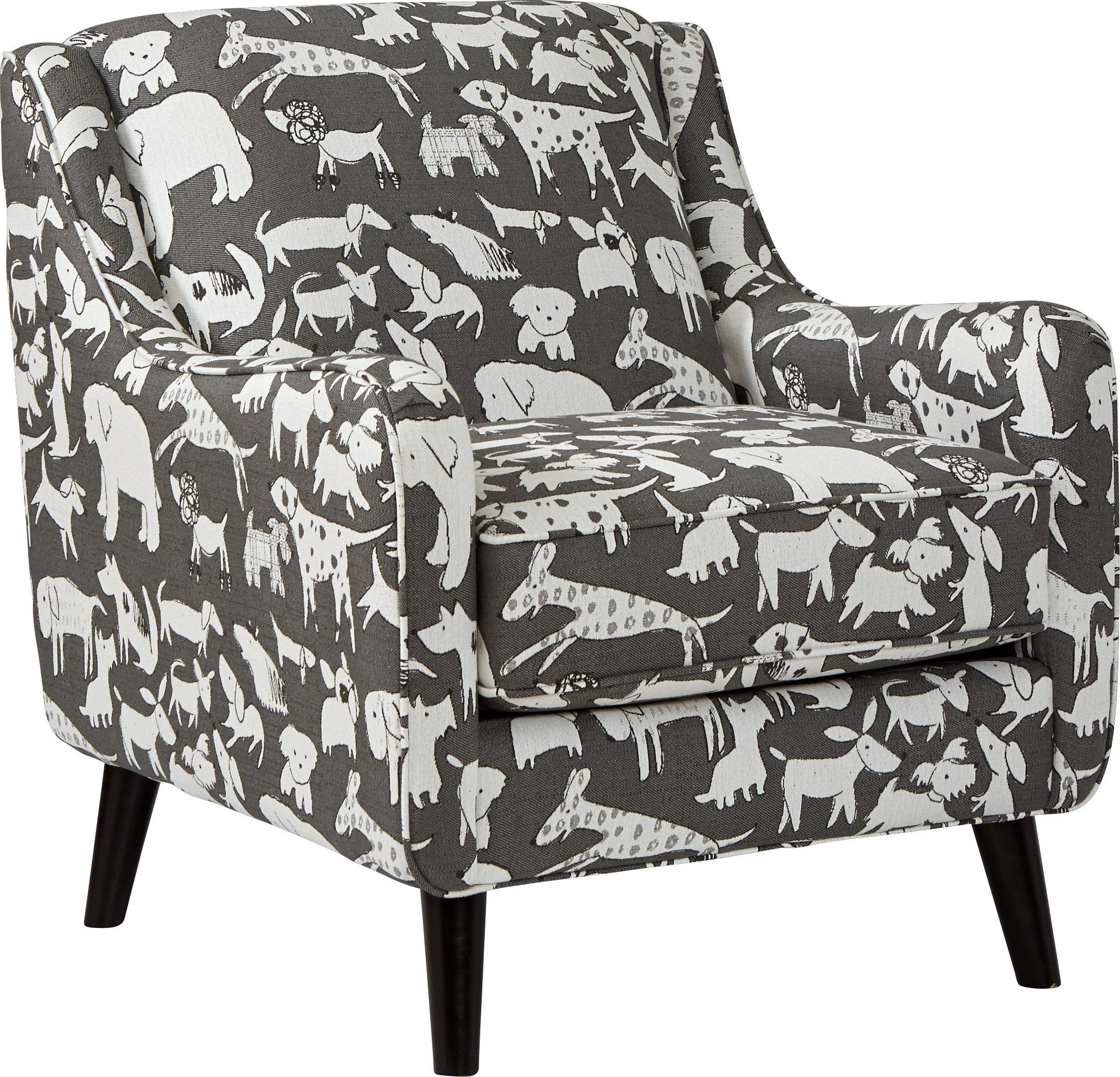 Accent Chairs for Bedroom Awesome Barkley Heights Dog Patterned Accent Chair