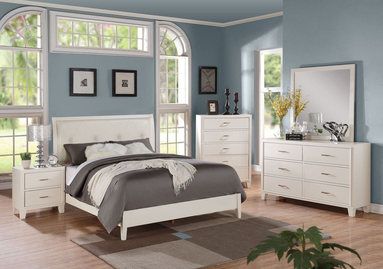 Acme Furniture Bedroom Set Fresh Acme Tyler White 4 Pcs Queen Bedroom Sets for $873