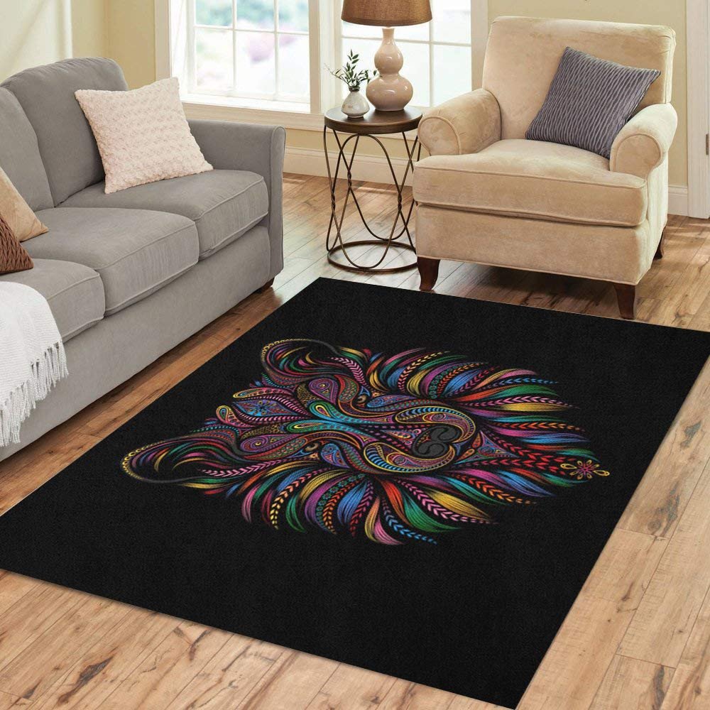 Area Rug for Bedroom Size Unique Amazon Semtomn area Rug 2 X 3 Abstract Moon astronomy