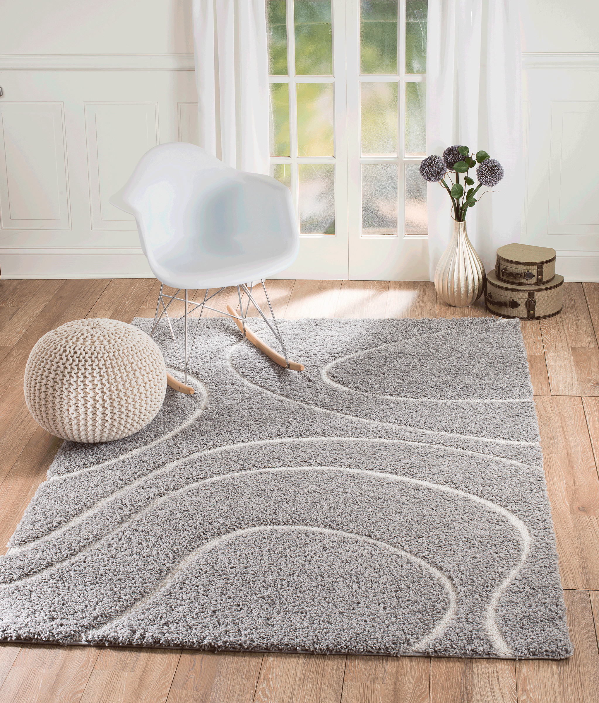 Area Rugs for Bedroom Best Of Lorena Shag 03 Gray Wave Shaggy area Rug area Rugs