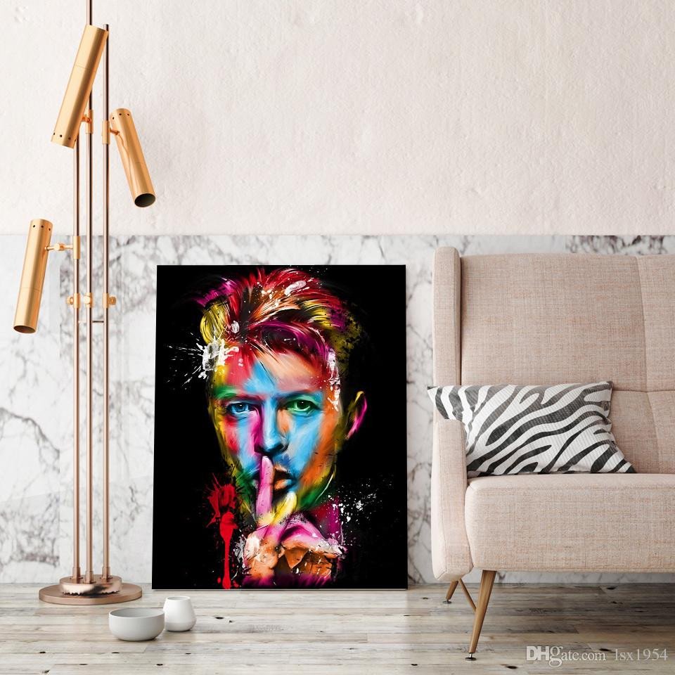 Artwork for Bedroom Wall Beautiful 2019 David Bowie Canvas Wall Art Sticker Oil Painting Hd Canvas Prints Home Decoration Living Room Bedroom Wall Art Painting No Framed From