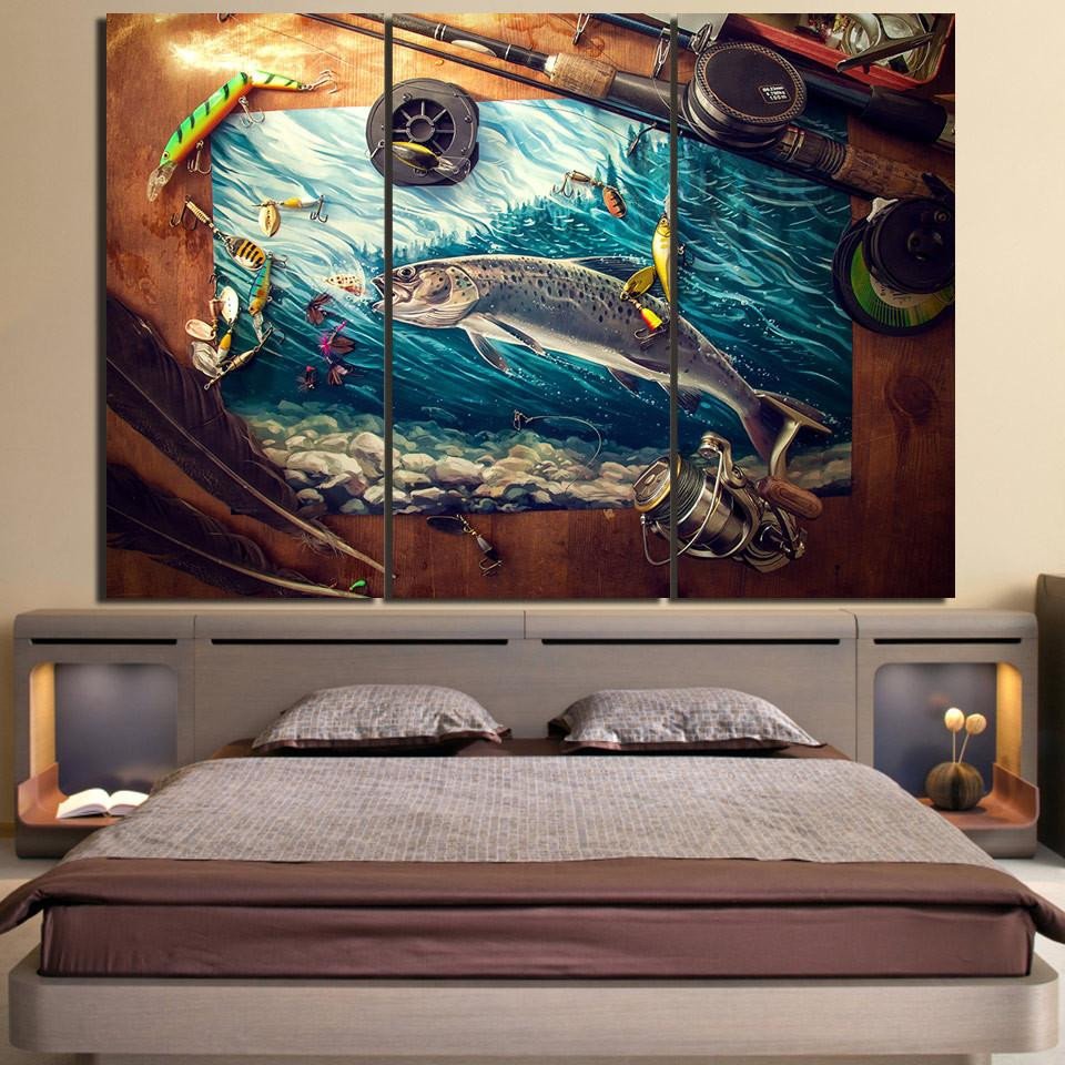 Artwork for Bedroom Wall New Fisherman S Landing 3 Piece Wall Art Canvas