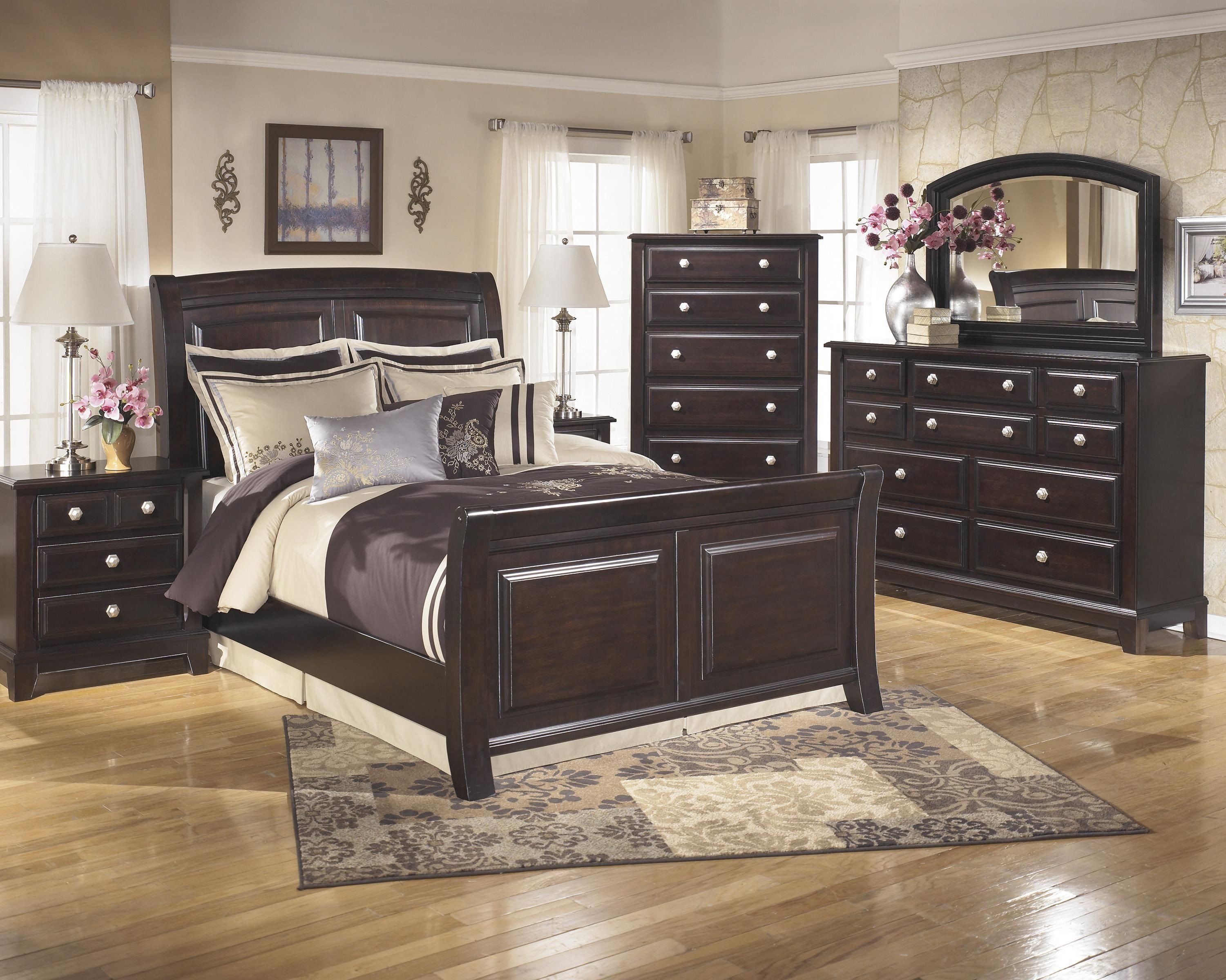 black ashley bedroom furniture set