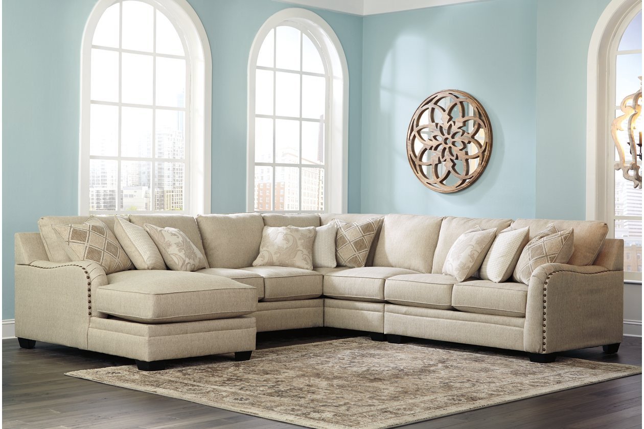 Ashley Furniture Bedroom Set 14 Piece Lovely Luxora 5 Piece Sectional with Chaise