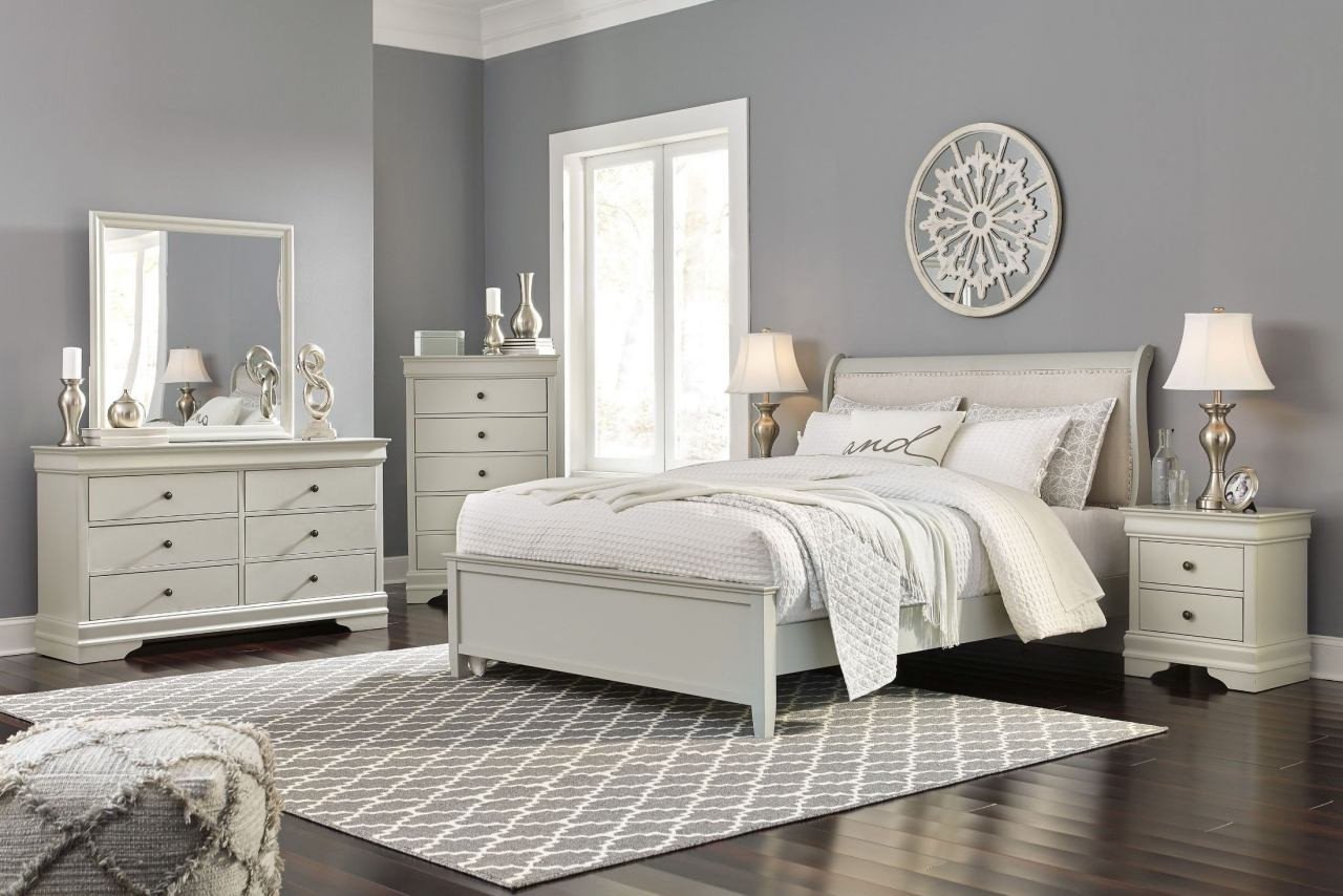 Ashley Furniture Bedroom Set 14 Piece Luxury Emma Mason Signature Jarred 5 Piece Sleigh Bedroom Set In Gray