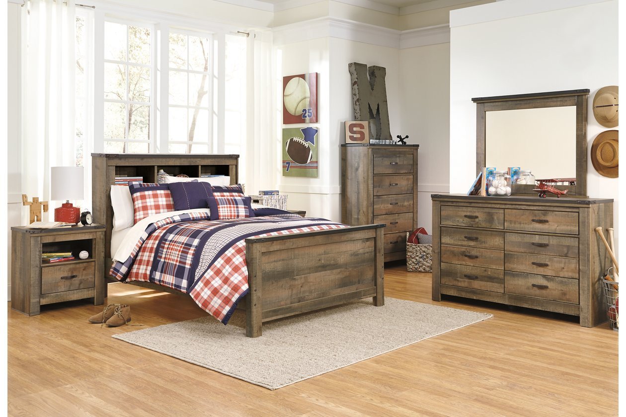 Ashley Furniture Bedroom Set Price Luxury Trinell Full Bookcase Headboard