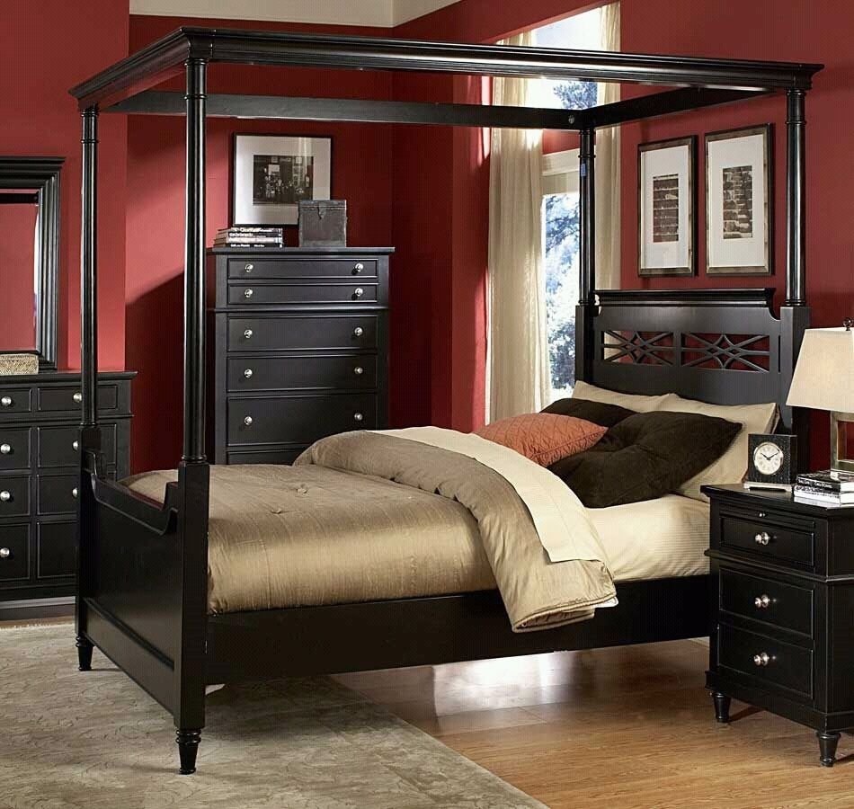 Ashley Furniture Canopy Bedroom Set New Red Romantic Master Bedroom