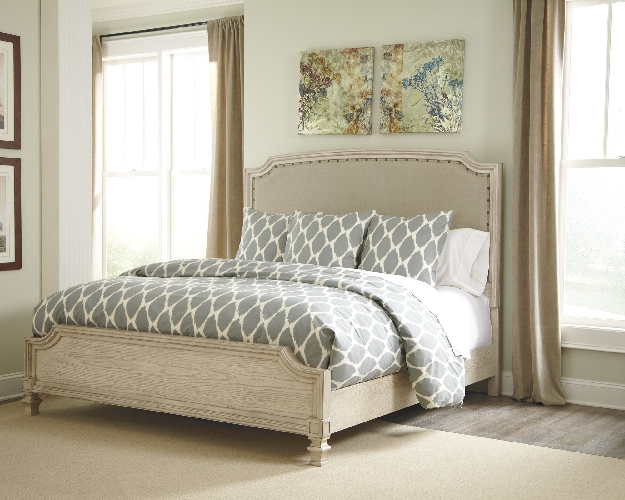 Ashley Millennium Bedroom Set Fresh ashley Demarlos Queen Upholstered Bed In Parchment White