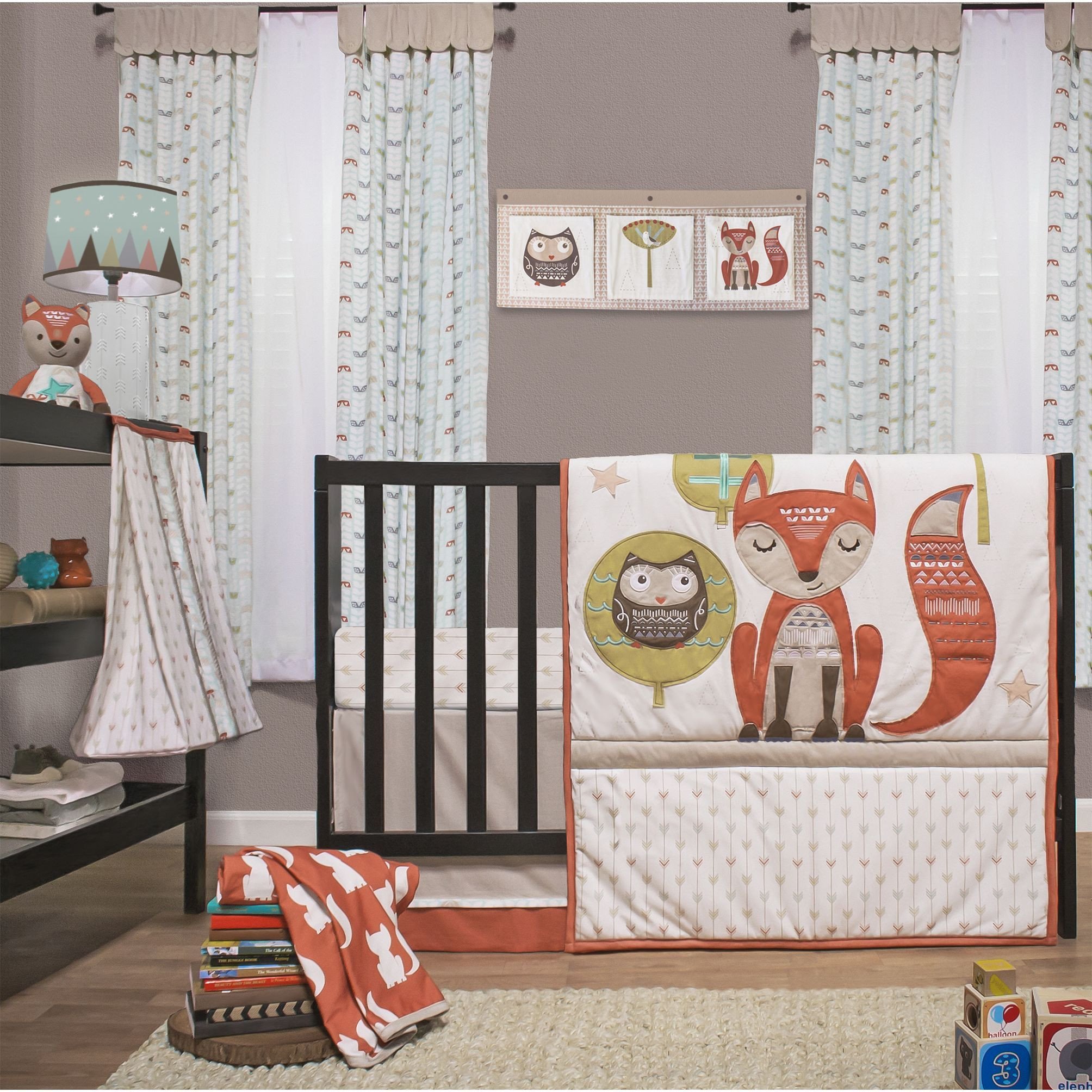 Baby Boy Bedroom Set Inspirational Little Haven Clever Fox 4 Piece Crib Bedding Set