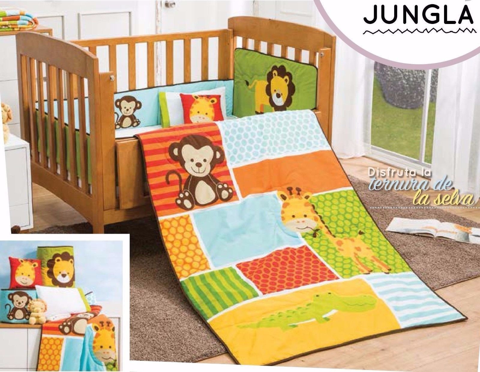 Baby Boy Bedroom Set Luxury 6 Piece Baby Boy Nursery Crib Bedding Set Jungle Multi